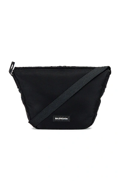 Shop Balenciaga Oversized Sling Bag In Black