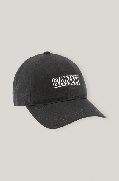 Shop Ganni Software Heavy Cotton Cap
