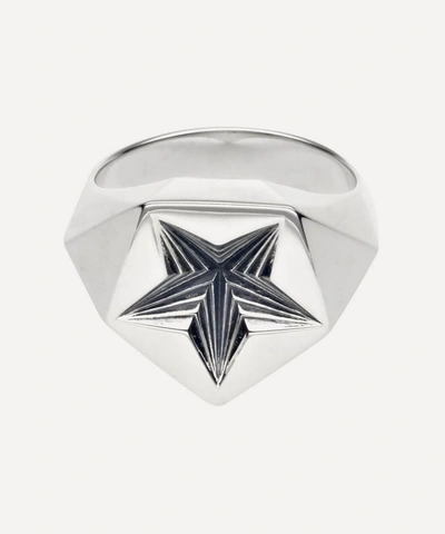 Shaun Leane Silver Star Signet Ring In Silver