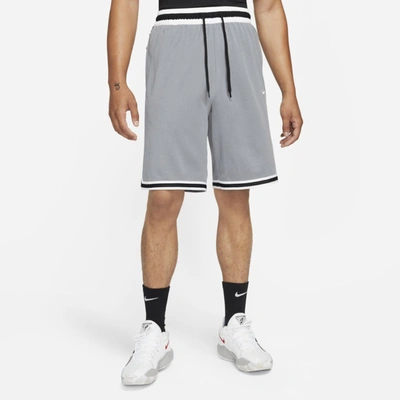Shop Nike Men's Dri-fit Dna 3.0 Basketball Shorts In Grey