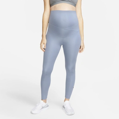 Shop Nike Women's One (m) High-waisted Leggings (maternity) In Grey