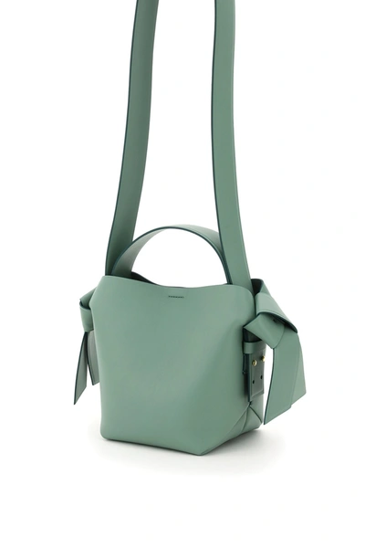 Shop Acne Studios Musubi Mini Bag In Green