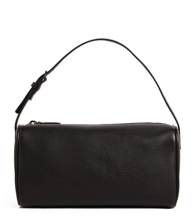 Shop The Row Leather '90s Baguette Bag In Black