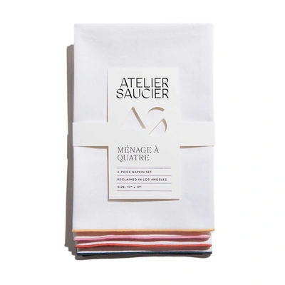 Shop Atelier Saucier Rainbow Twill Napkins