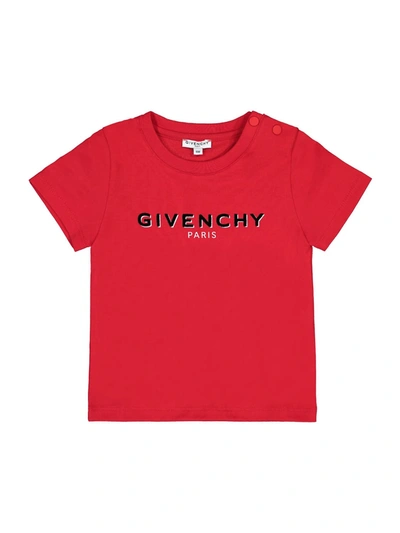 Shop Givenchy Kids T-shirt For Boys In Red