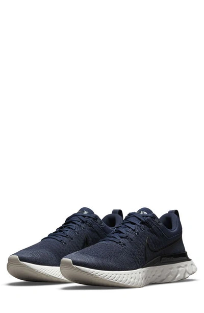 Shop Nike React Infinity Run Flyknit 2 Running Shoe In Thunder Blue/ Black