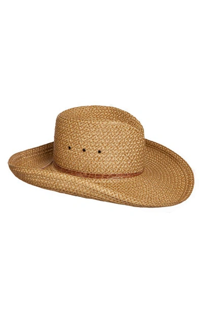 Shop Eric Javits Squishee(r) Western Hat In Natural