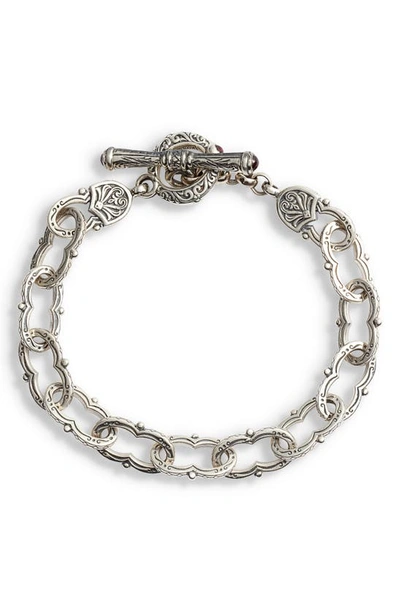 Shop Konstantino Kleos Chain Link Bracelet In Silver