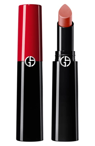 Shop Giorgio Armani Lip Power Long-lasting Satin Lipstick In 104 Selfless