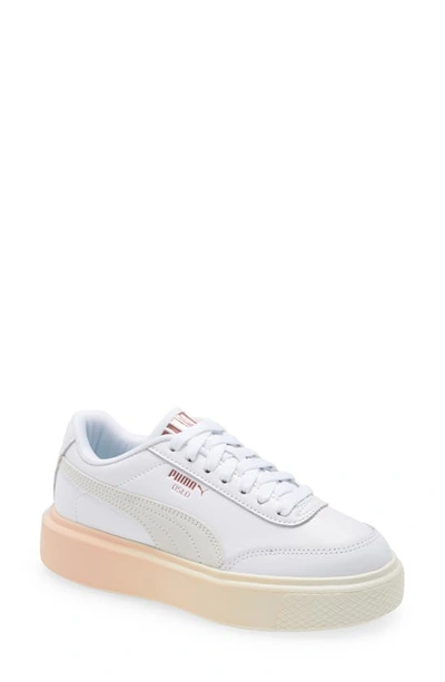 Puma Oslo Maja Sneakers In White And Orange Ombre | ModeSens