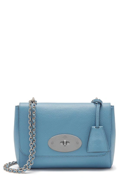 Shop Mulberry Lily Convertible Leather Shoulder Bag In Pale Slate