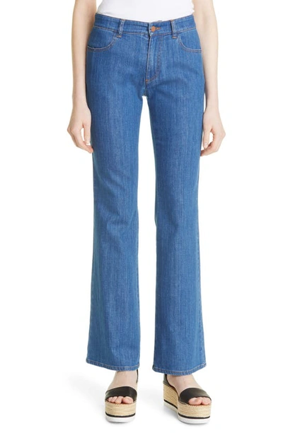 Shop See By Chloé Flare Jeans In Denim