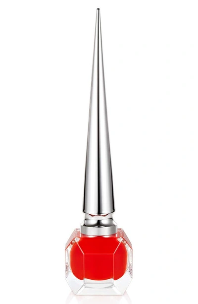 Shop Christian Louboutin Rouge Louboutin Nail Colour In 006 Edgy Popi