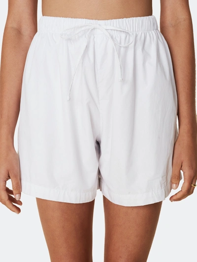 Shop Faithfull The Brand Sereno Drawstring Shorts In Plain White