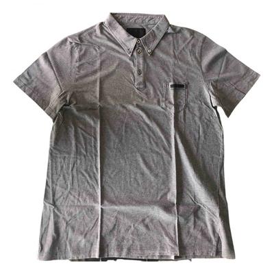 Pre-owned Prada Polo Shirt In Grey