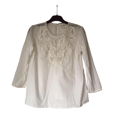 Pre-owned Sézane Blouse In White