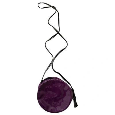 Pre-owned André Leather Crossbody Bag In Purple