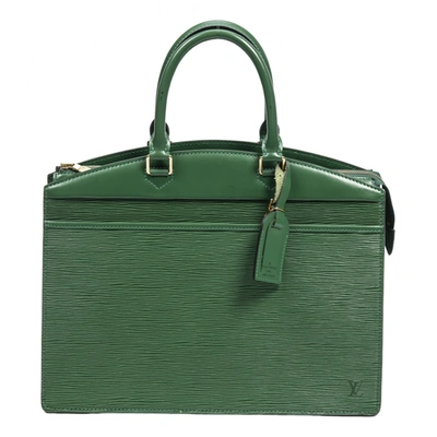 Pre-owned Louis Vuitton Riviera Cloth Handbag In Green