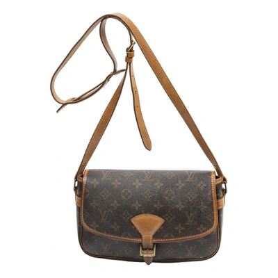 Pre-owned Louis Vuitton Sologne Cloth Handbag In Brown