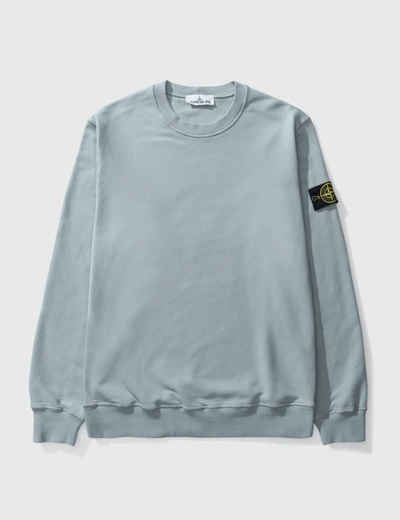 Shop Stone Island Classic Sweatshirt In Grey