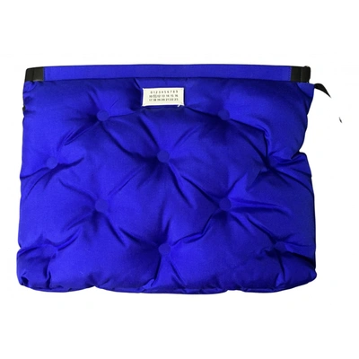 Pre-owned Maison Margiela Cloth Crossbody Bag In Blue