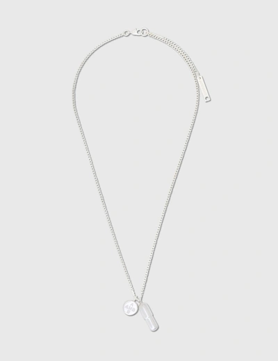 Shop Ambush Pill Charm Necklace In Silver