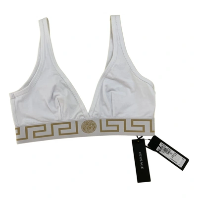 Pre-owned Versace White Cotton Lingerie