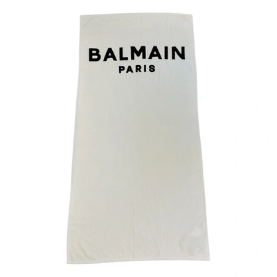 Pre-owned Balmain Swimwear In White