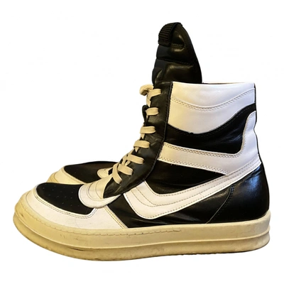 Pre-owned Rick Owens Multicolour Leather Trainers