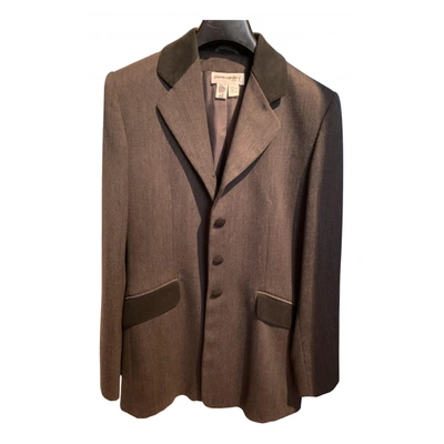 Pre-owned Pierre Cardin Wool Blazer In Grey