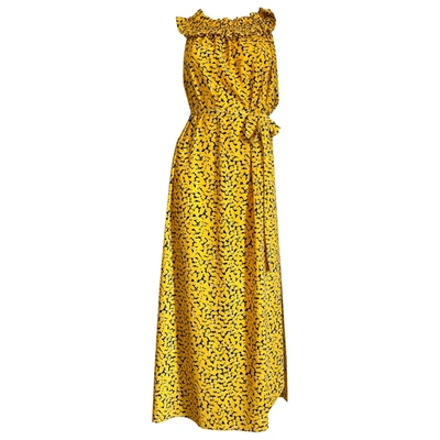 Pre-owned Michael Kors Maxi Dress In Yellow | ModeSens