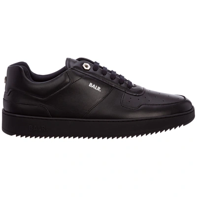 Balr. Men's Shoes Leather Trainers Sneakers In Black | ModeSens