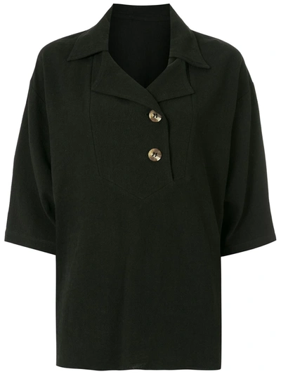 Olympiah Zuzu Buttoned Blouse In 黑色