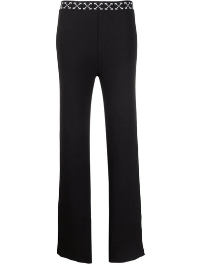 Off-white Bold Pant Black White In 黑色