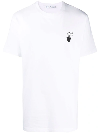 Shop Off-white Caravaggio-print T-shirt In 白色