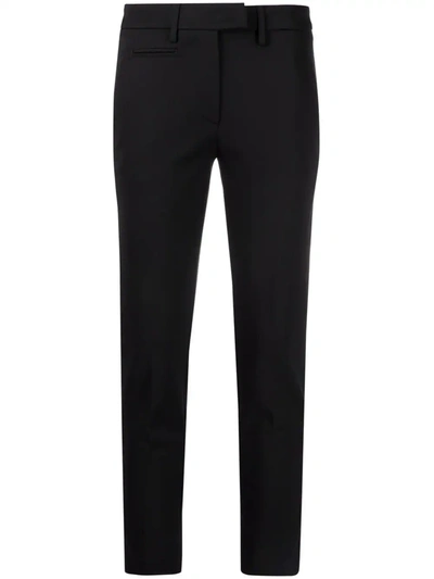 Shop Dondup Slim-fit Tailored Trousers In 黑色