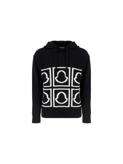 Shop Moncler Hoodie In Black