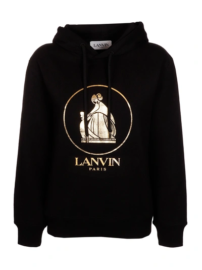 Shop Lanvin Mother &amp; Child Applied Hoodie #cv# In 10
