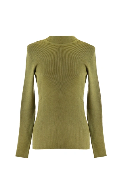 Shop Alberta Ferretti Wool Sweater In Verde