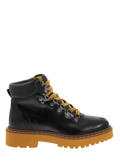 Shop Hogan H543 Pedula - Hiking Boot In Black
