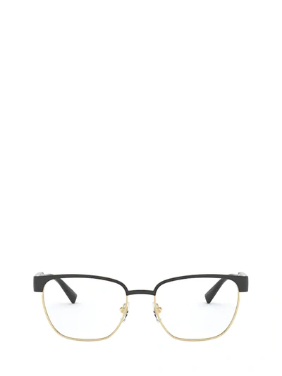 Shop Versace Ve1264 Matte Black / Gold Glasses