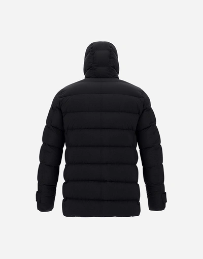 Herno Parka Chamonix Jackets Blue In Black