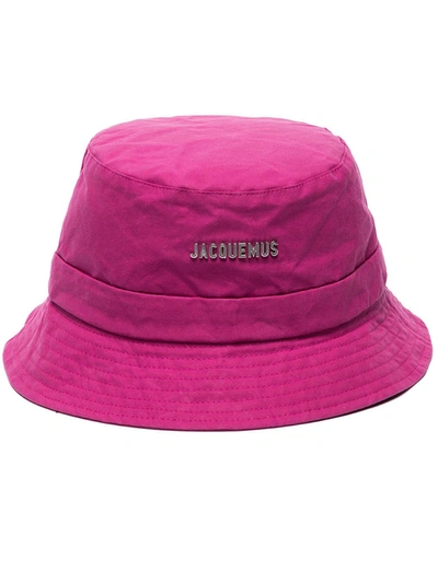 Shop Jacquemus Le Bob Gadjo Bucket Hat In Rosa