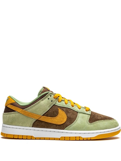 Shop Nike Dunk Low "dusty Olive" Sneakers In Green