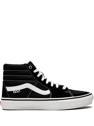 Shop Vans Skate Sk8-hi "black/white" Sneakers