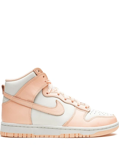 Shop Nike Dunk High "crimson Tint" Sneakers In Pink
