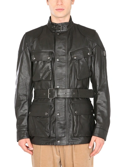 Belstaff Trialmaster Panther 2.0 Leather Jacket In Brown | ModeSens