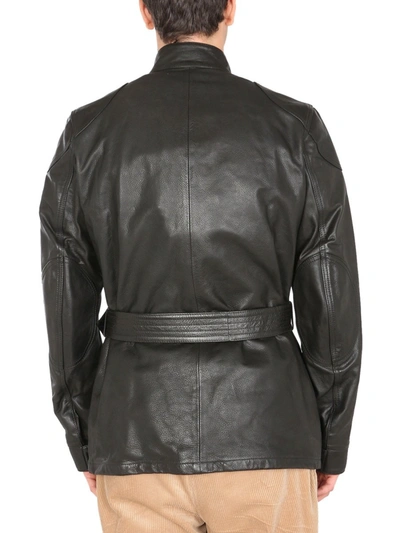 Shop Belstaff Trialmaster Jacket In Black