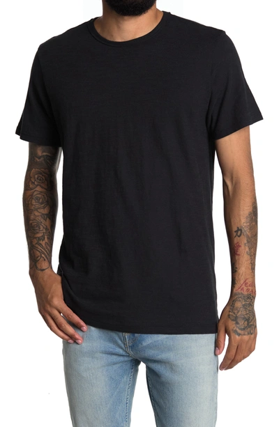 Shop Rag & Bone Core Slub Knit T-shirt In Blk