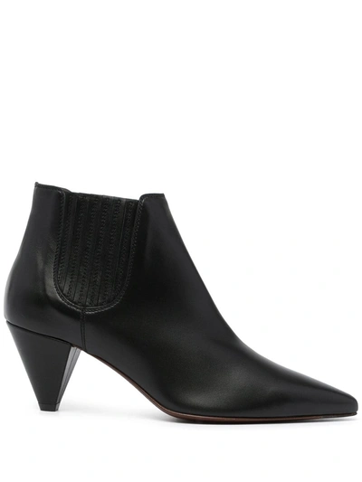 Tod's Tapered-heel 60mm Boots In Schwarz